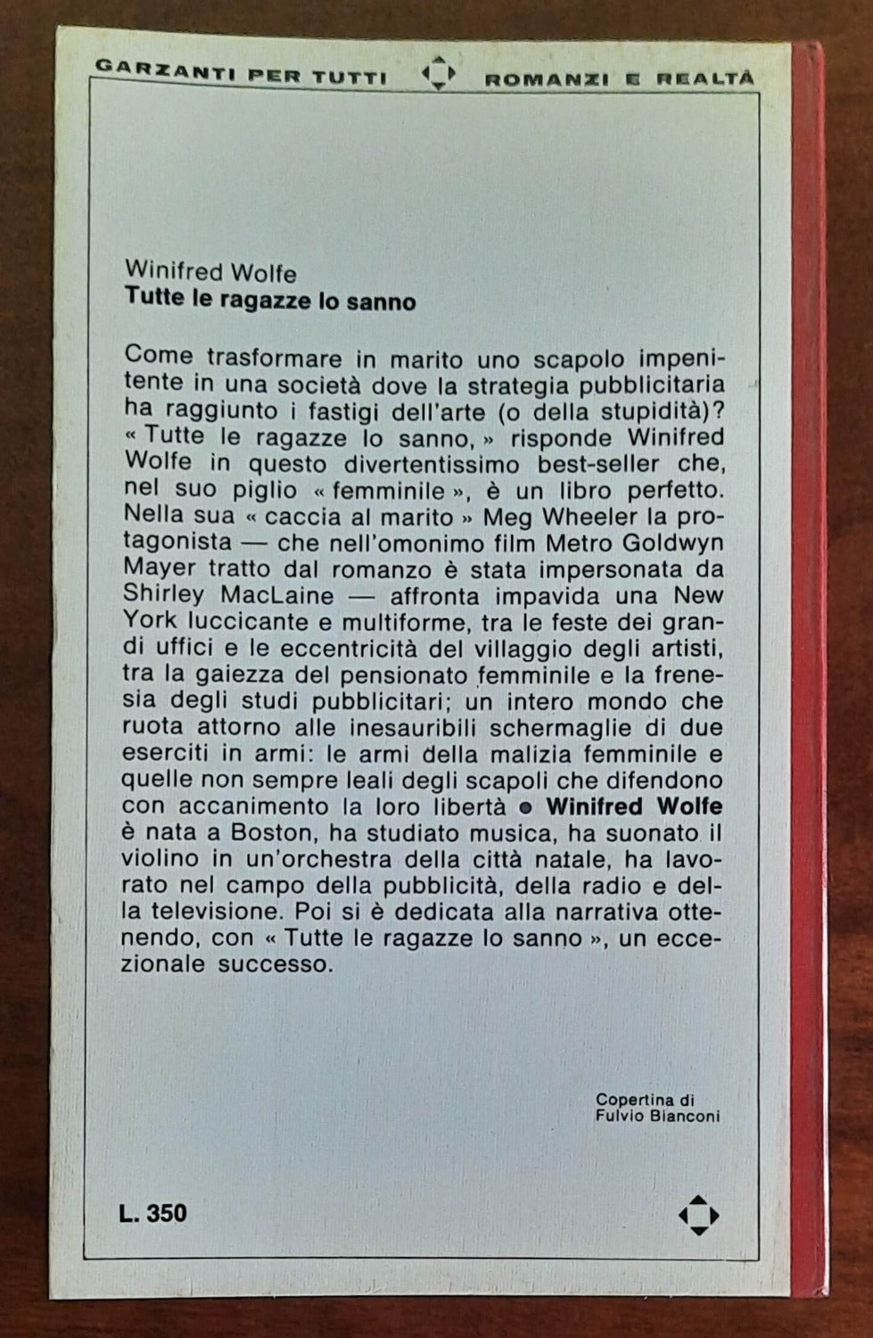 Tutte le ragazze lo sanno - Garzanti - 1969