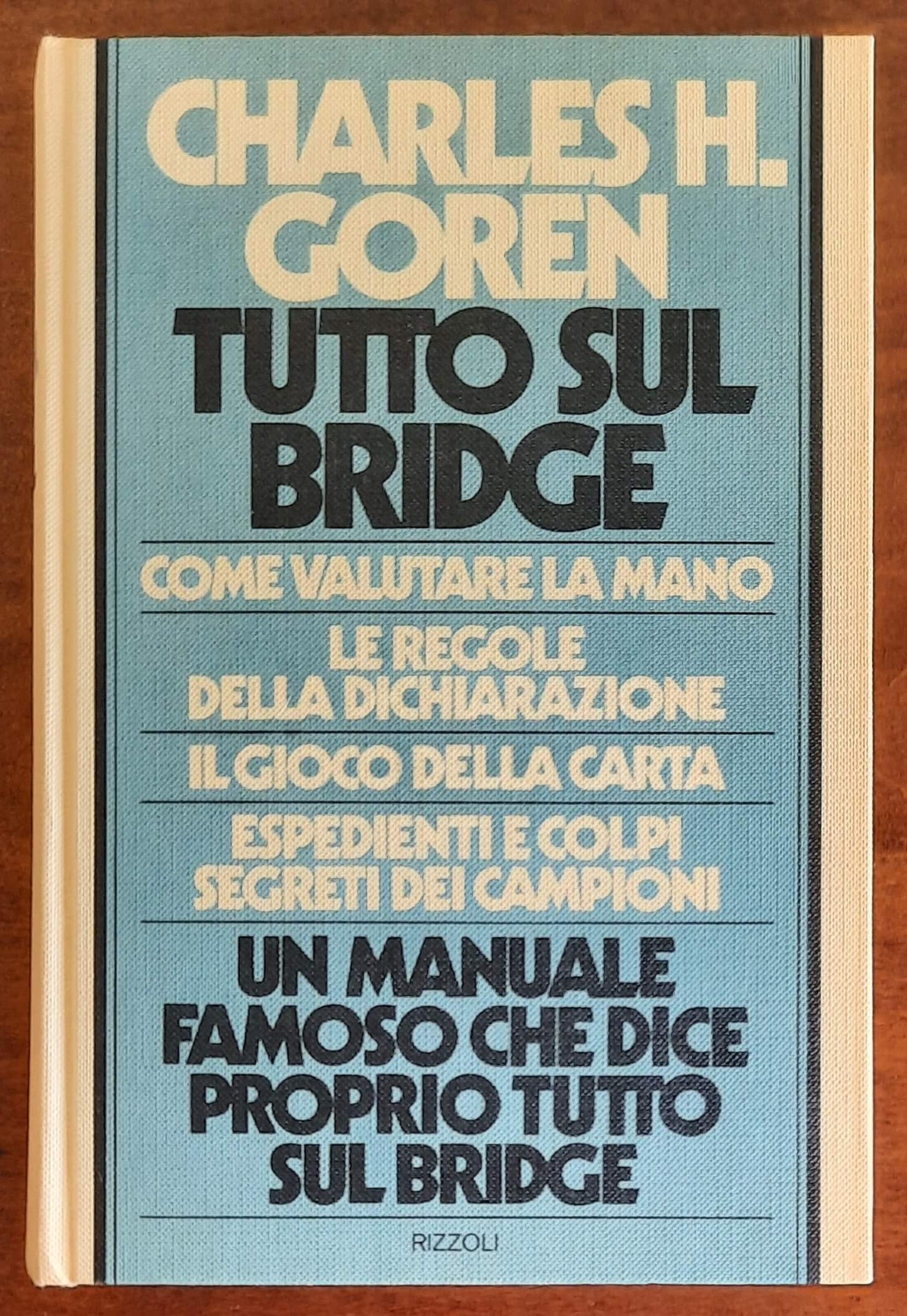 Tutto sul bridge (con sottolineature a matita) - Rizzoli