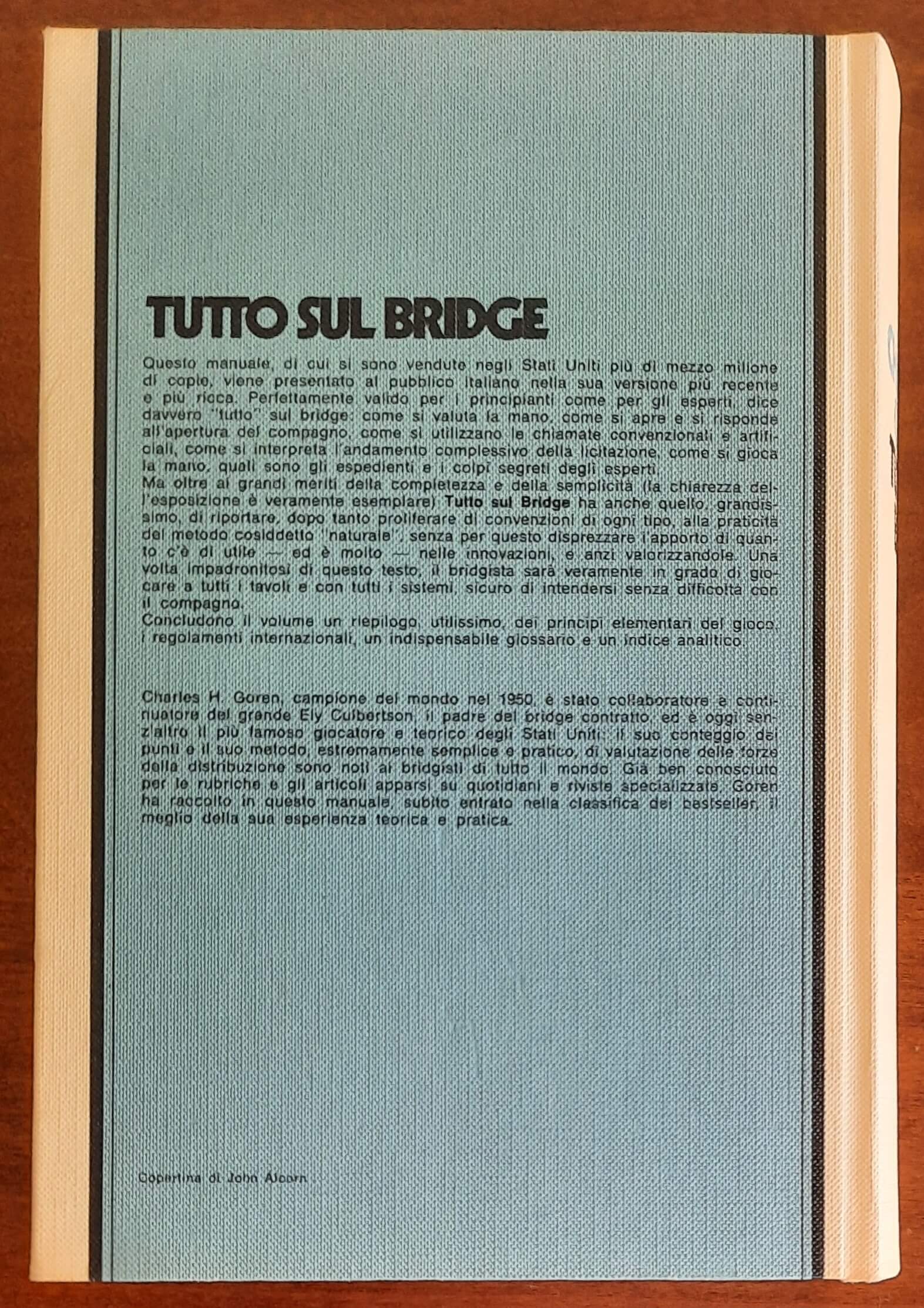 Tutto sul bridge (con sottolineature a matita) - Rizzoli