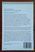 Ultime lettere di Jacopo Ortis - Ugo Foscolo - Feltrinelli