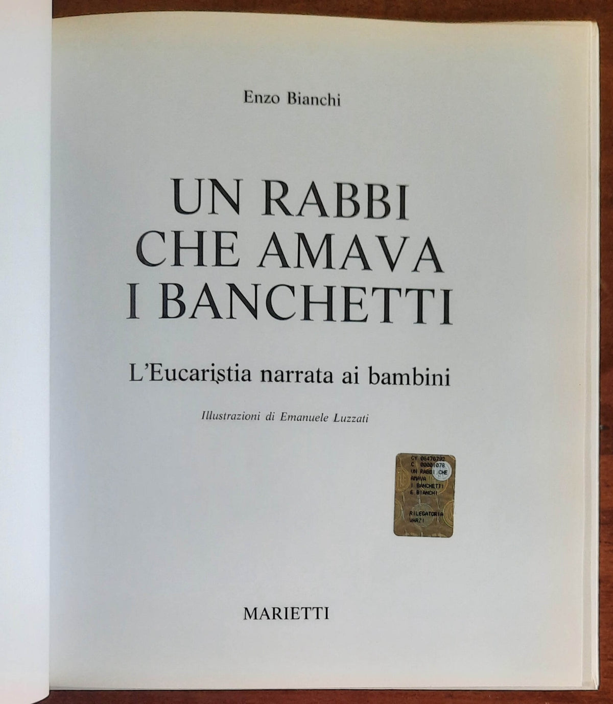 Rat Rabbi Un Rabbi che amava i banchetti. L’eucaristia narrata ai bambini. Ediz ...