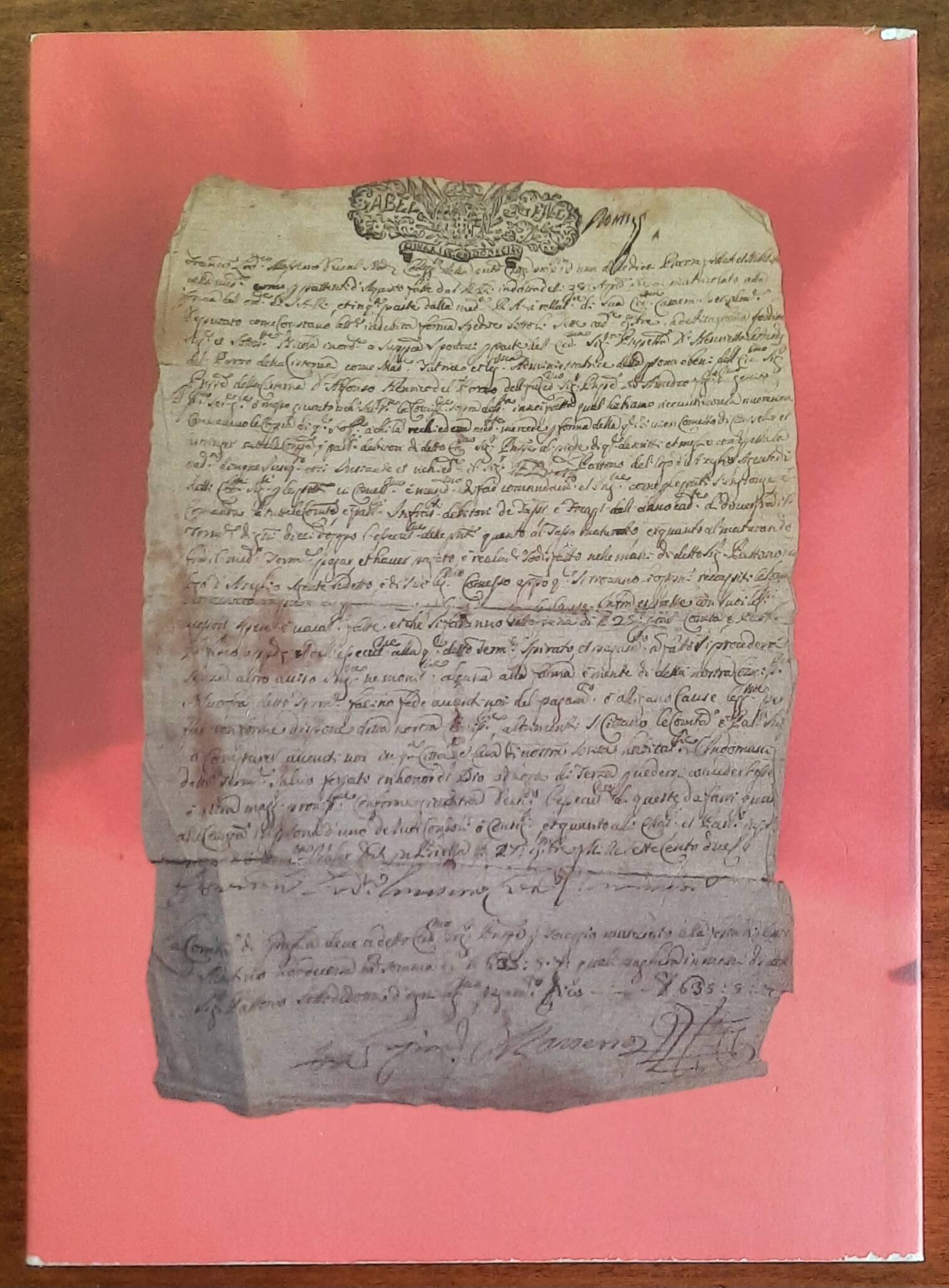 Un testimone racconta. Il «libro dei conti» (Anni 1654 - 1779) della Confraternita della Santissima Trinità e S. Croce di Graglia