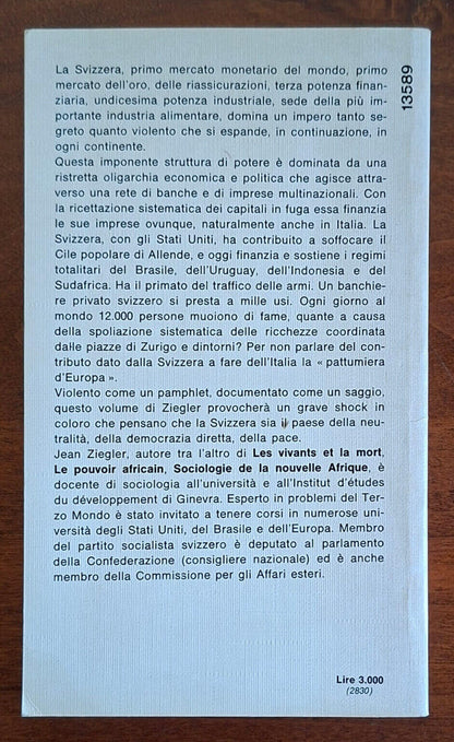 Una Svizzera al di sopra di ogni sospetto - Jean Ziegler - Mondadori