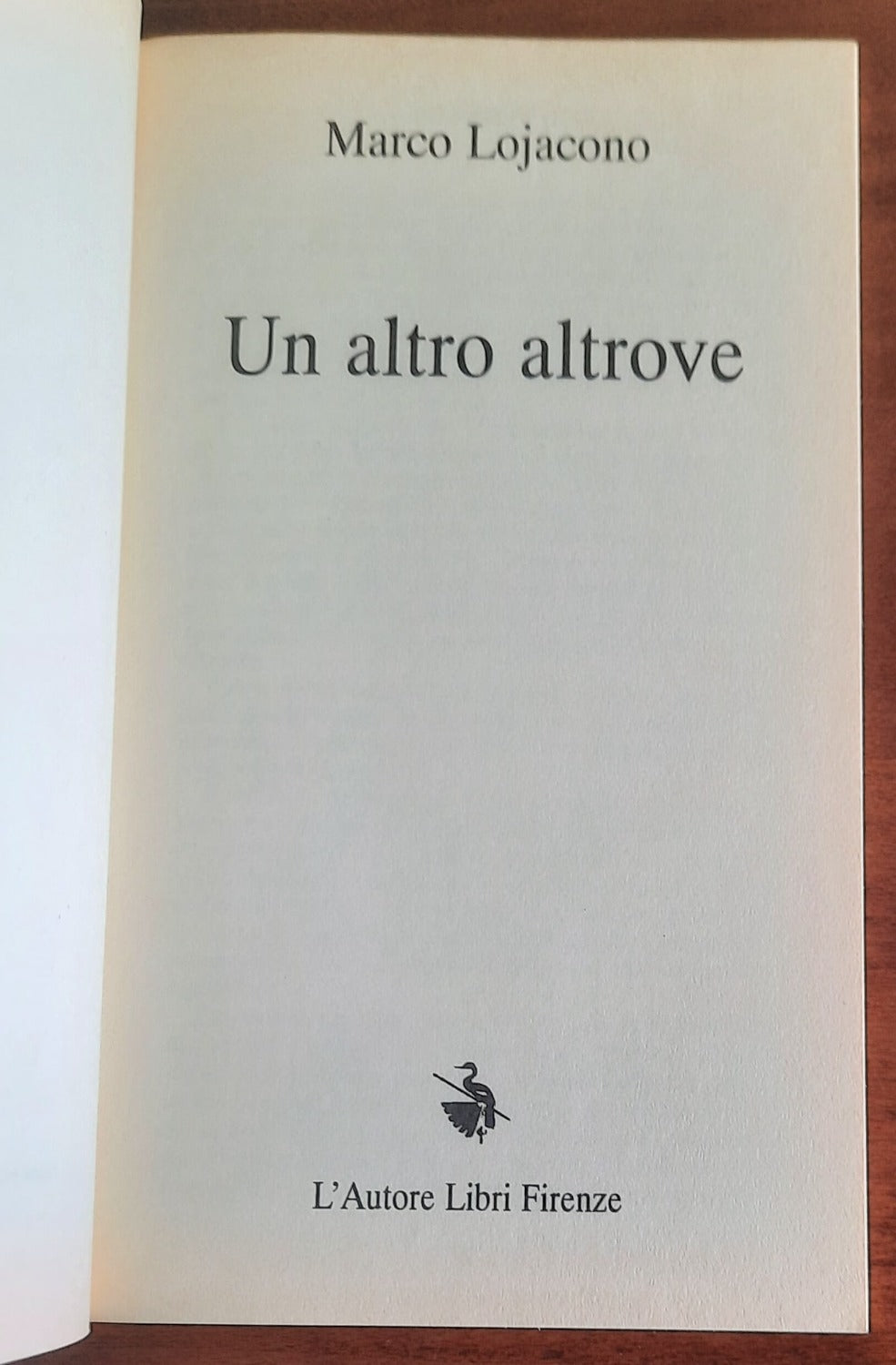 Un altro altrove - di Marco Lojacono