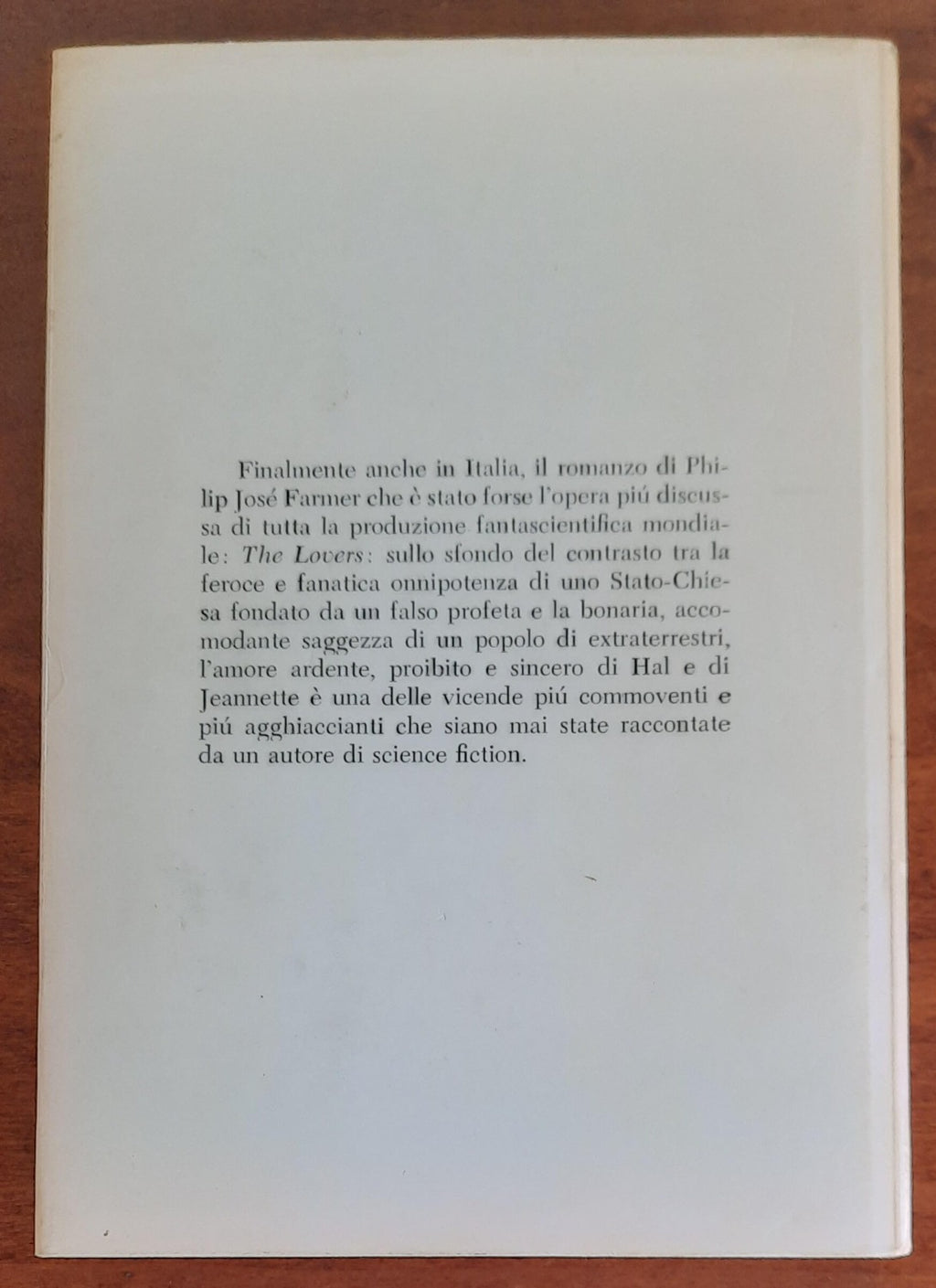 Un amore a Siddo - di Philip J. Farmer - Libreria Biellese