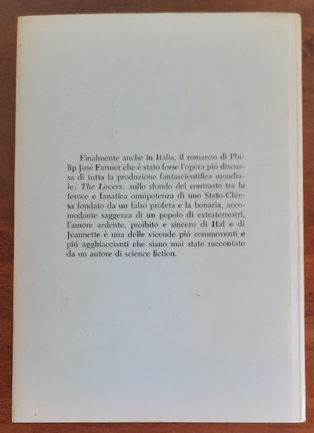 Un amore a Siddo - di Philip J. Farmer - Libreria Biellese