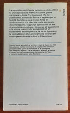Una repubblica partigiana. La storia della resistenza in Val d’Ossola nel settembre-ottobre 1944