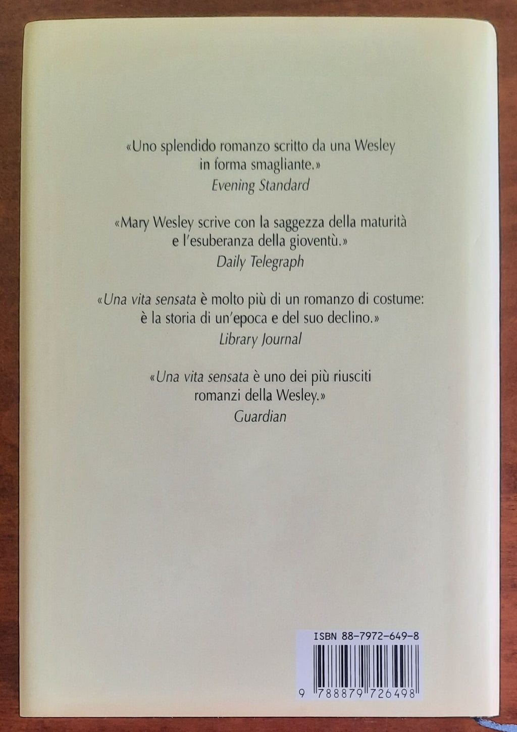Una vita sensata - di Mary Wesley - Corbaccio