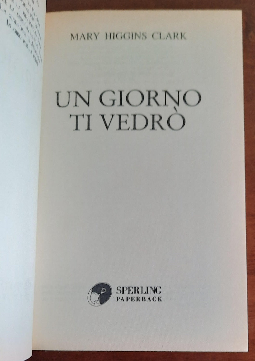 Un giorno ti vedrò - di Mary Higgins Clark - Libreria Biellese