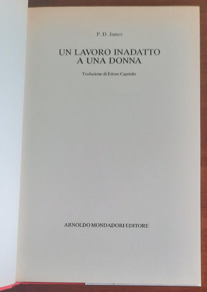 Un lavoro inadatto a una donna - di P. D. James