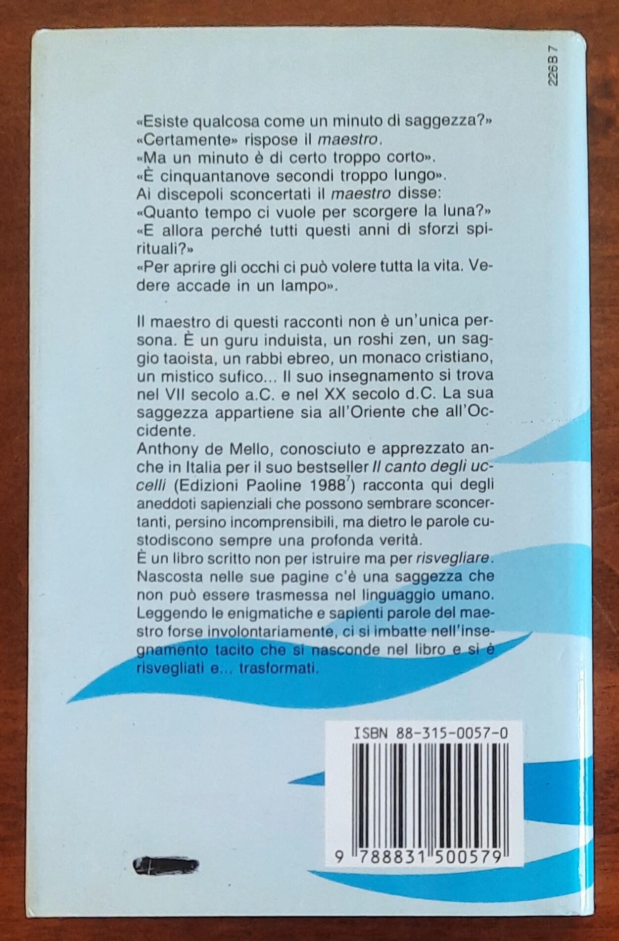 Un minuto di saggezza nelle grandi religioni - di Anthony De Mello - Ed. Paoline