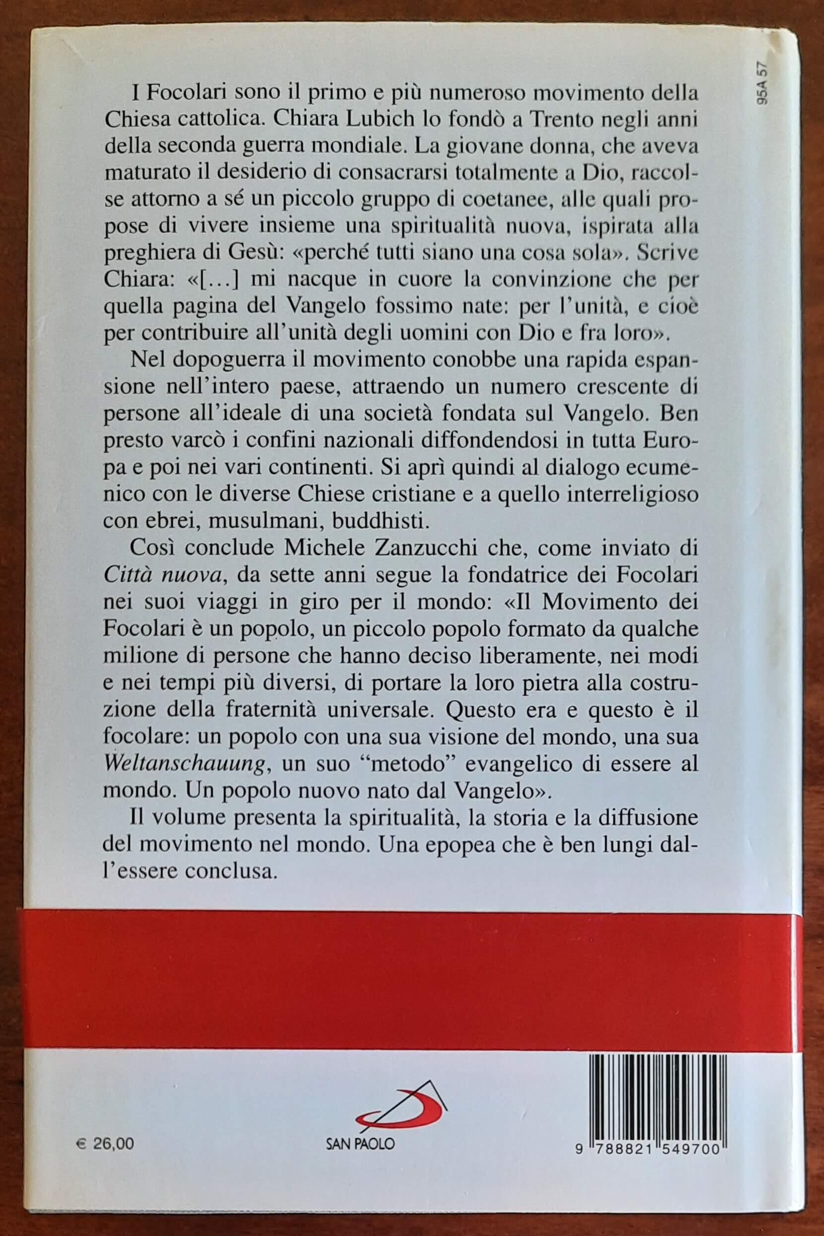 Un popolo nato dal Vangelo. Chiara Lubich e i Focolari