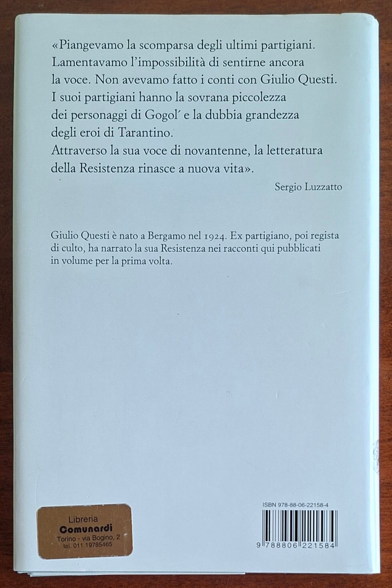 Uomini e comandanti - di Giulio Questi - Einaudi