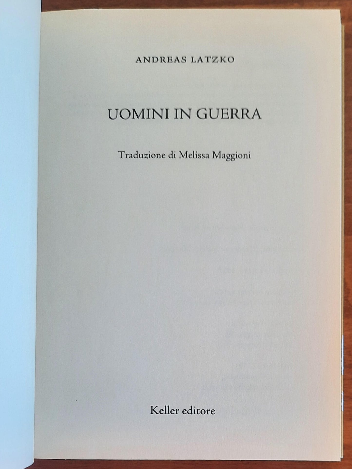 Uomini in guerra - di Andreas Latzko
