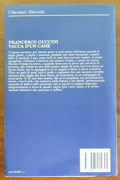 Vacca d’un cane - di Francesco Guccini - Feltrinelli