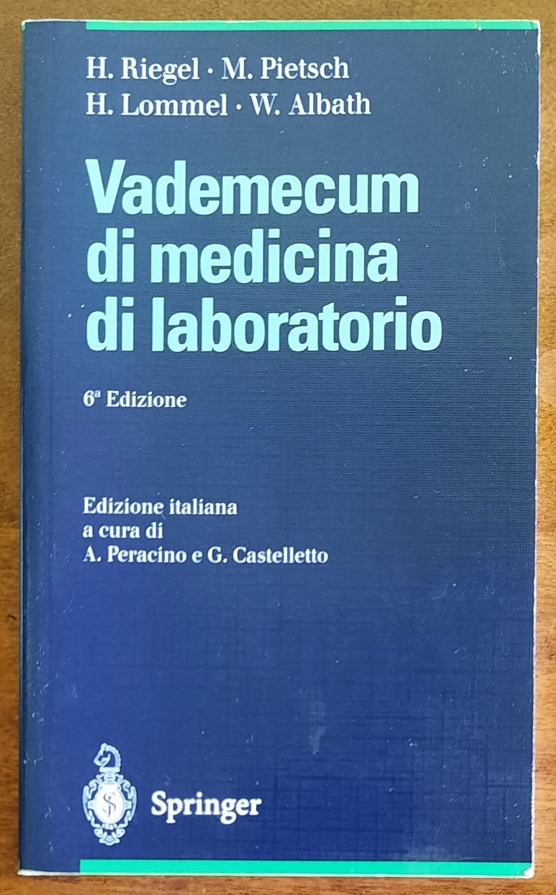 Vademecum di medicina di laboratorio - Springer