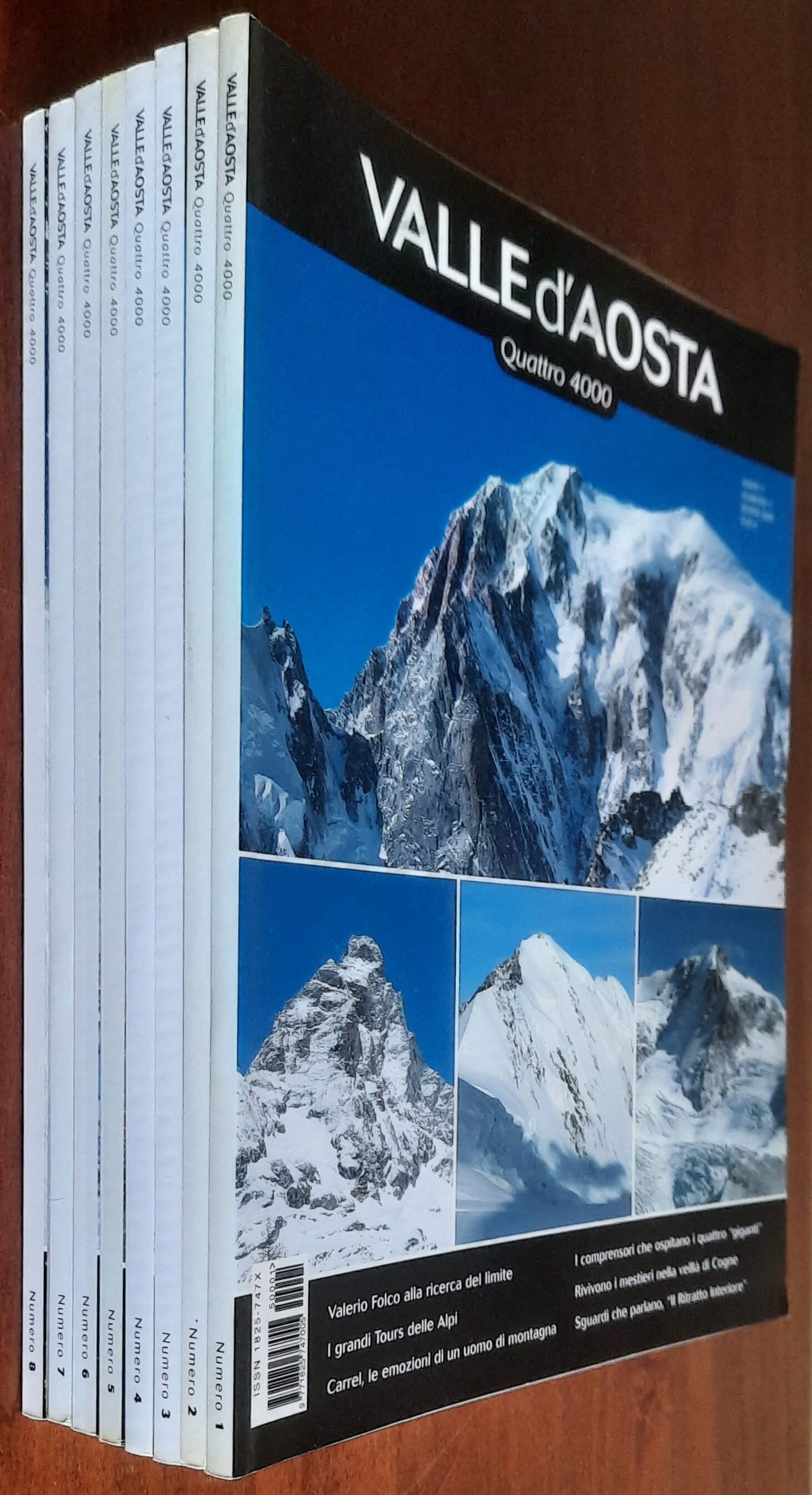 Valle d’Aosta. Quattro 4000 - 8 numeri dal n. 01 al n. 08 - Musumeci Editore
