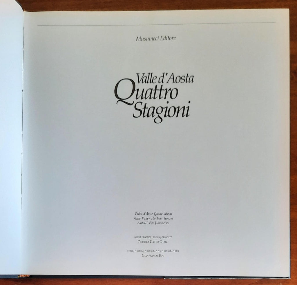 Valle d’Aosta. Quattro stagioni - Musumeci Editore