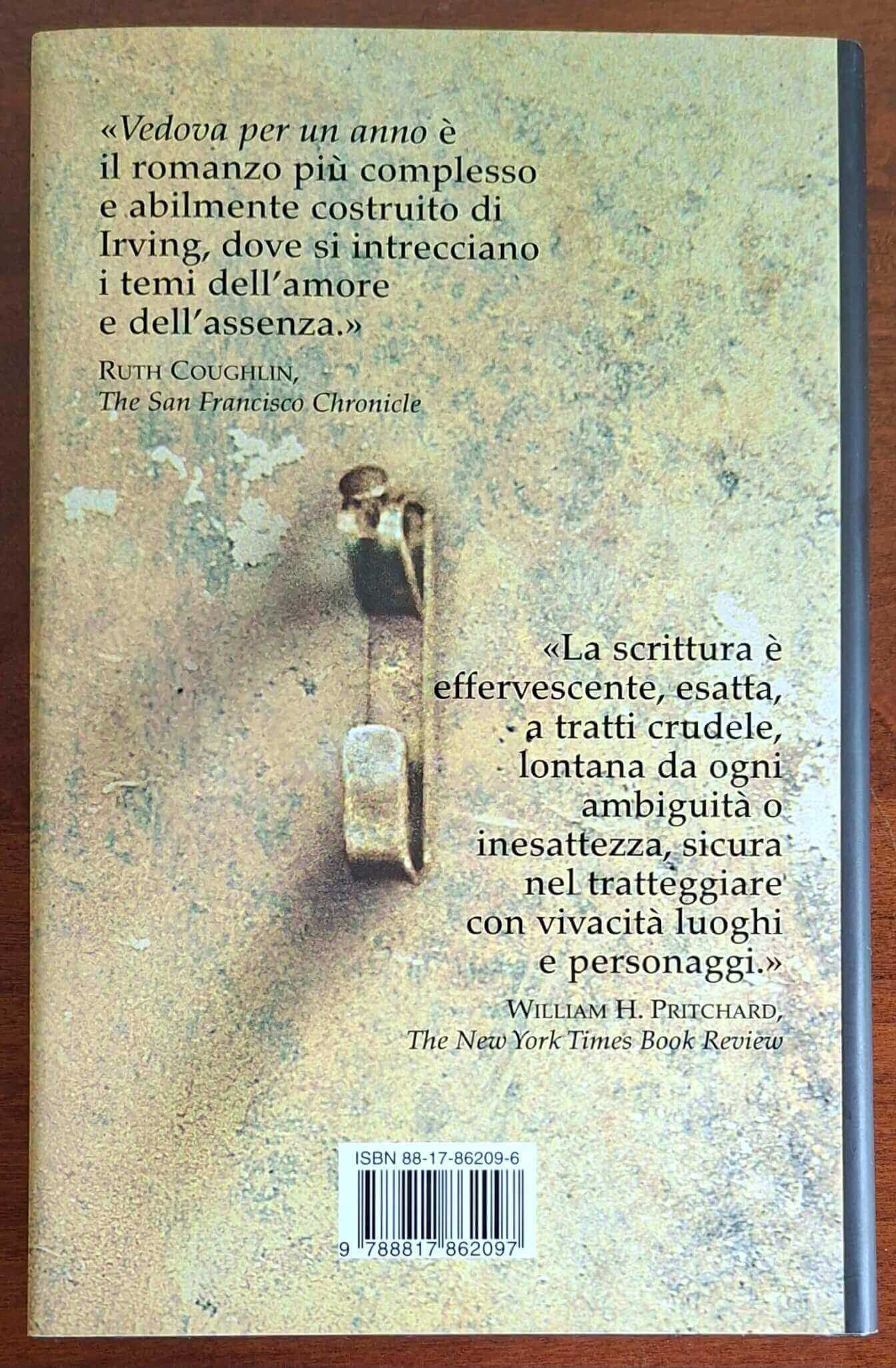 Vedova per un anno - di John Irving - Rizzoli