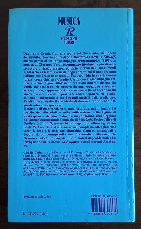 Verdi - Claudio Casini - Rusconi Libri
