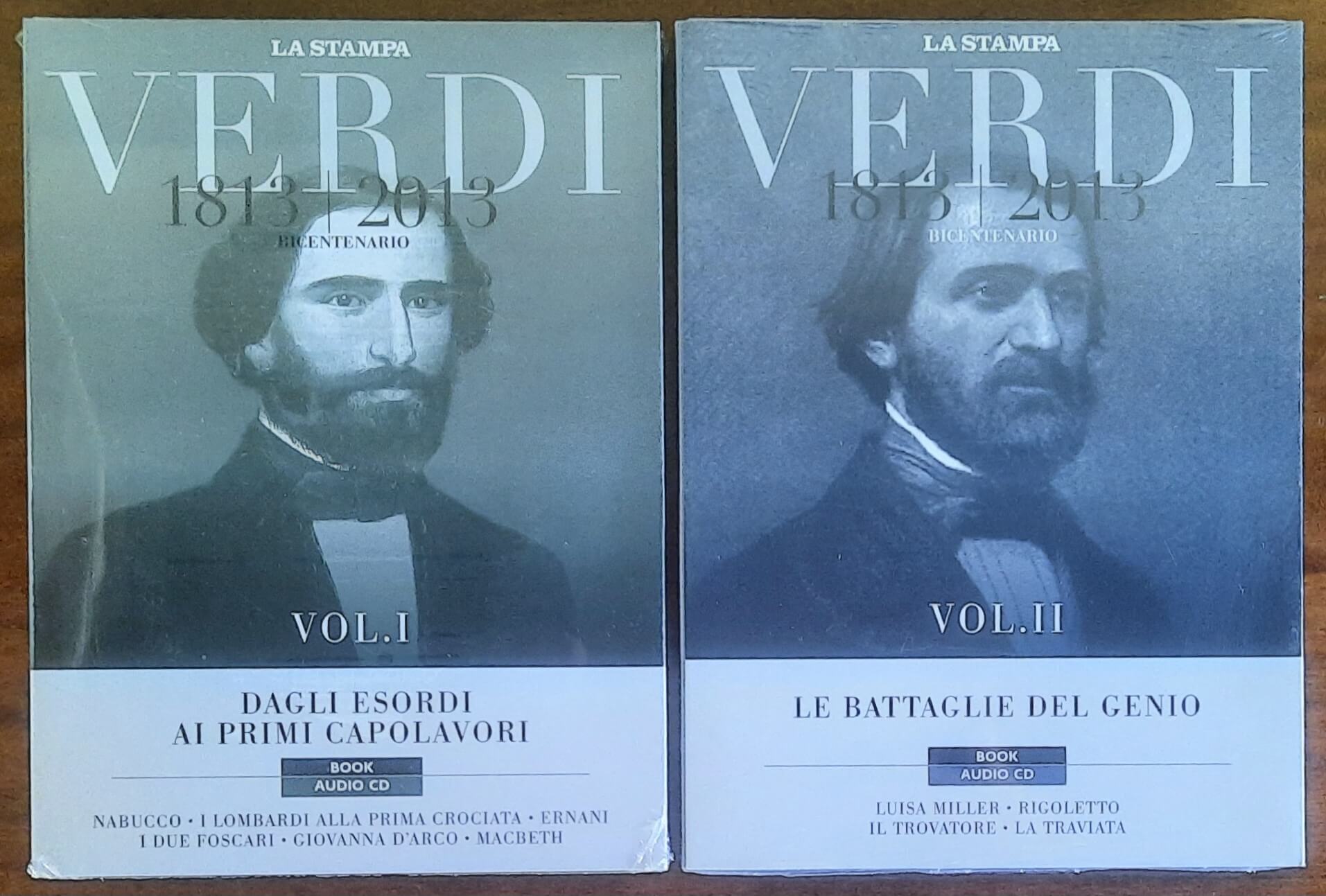 Verdi 1813-2013 - Dagli esordi ai primi capolavori + Le battaglie del genio - 2 vol. con audio CD