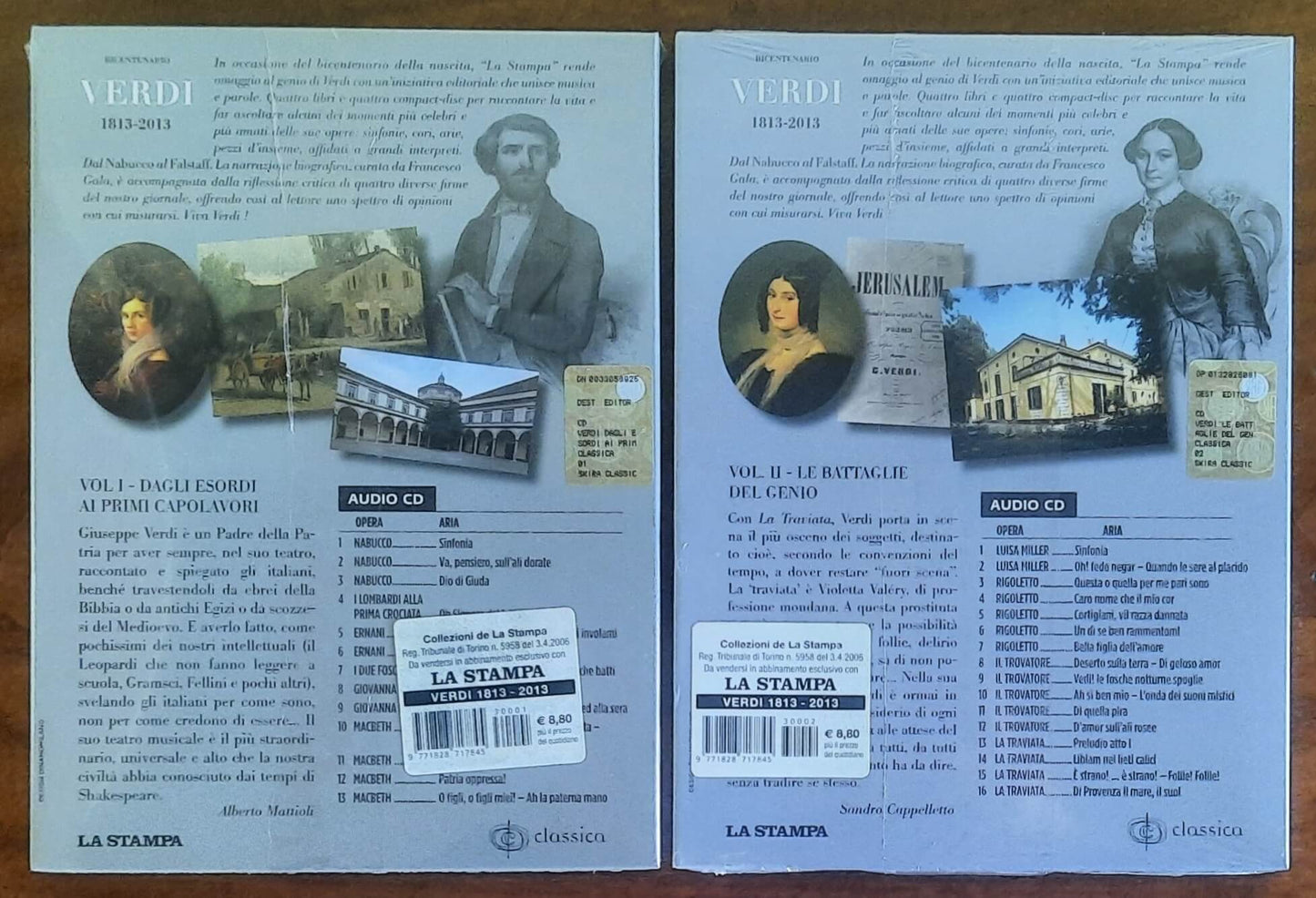 Verdi 1813-2013 - Dagli esordi ai primi capolavori + Le battaglie del genio - 2 vol. con audio CD