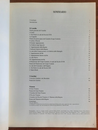 Versailles. Visita del castello, di giardini e di Trianon; descrizione e piante complete