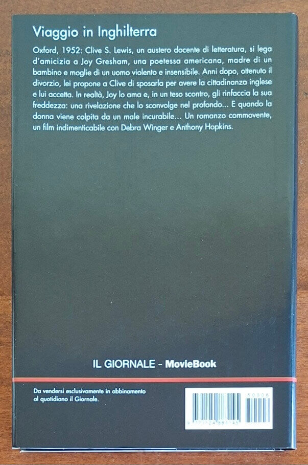 Viaggio in Inghilterra - di Leonore Fisher - Il Giornale (MovieBook)