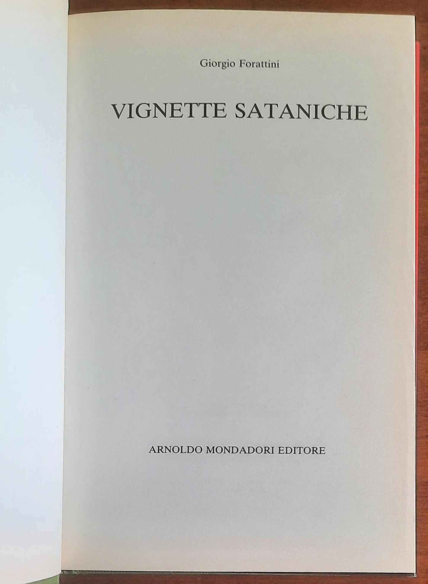 Vignette sataniche - di Giorgio Forattini - Mondadori