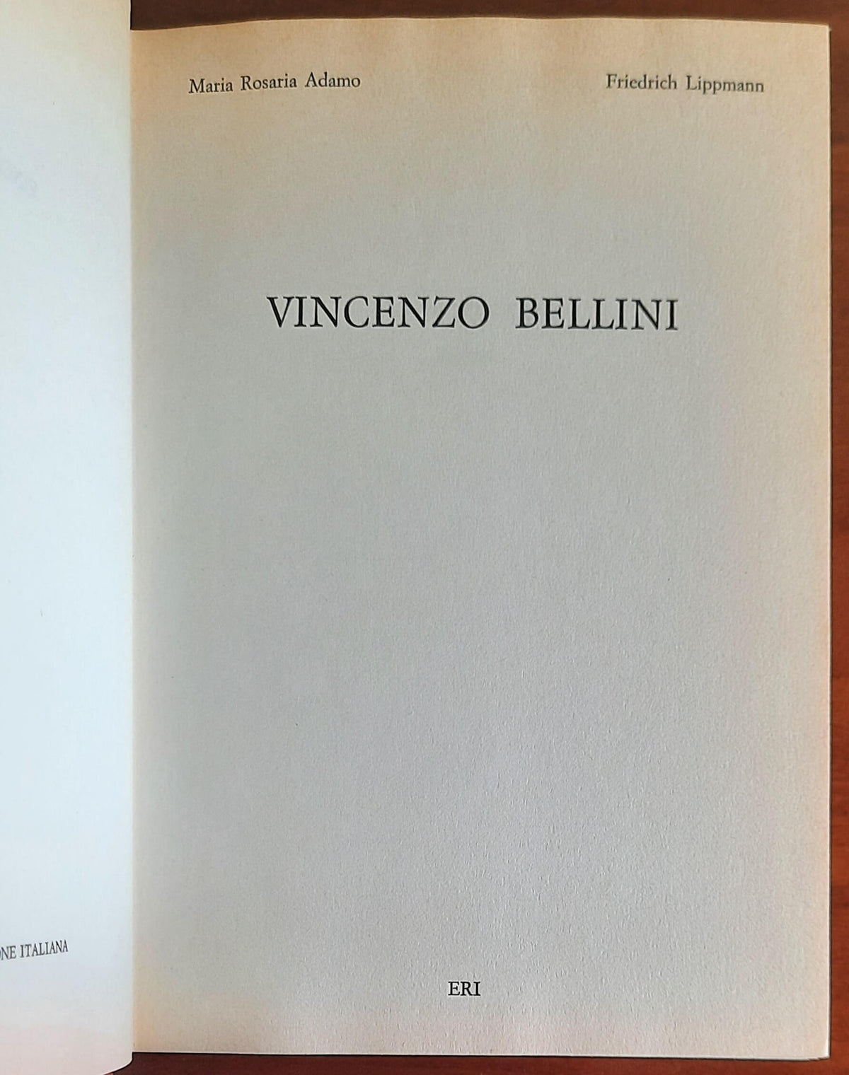 Vincenzo Bellini - Eri Edizioni Rai Radiotelevisione Italiana