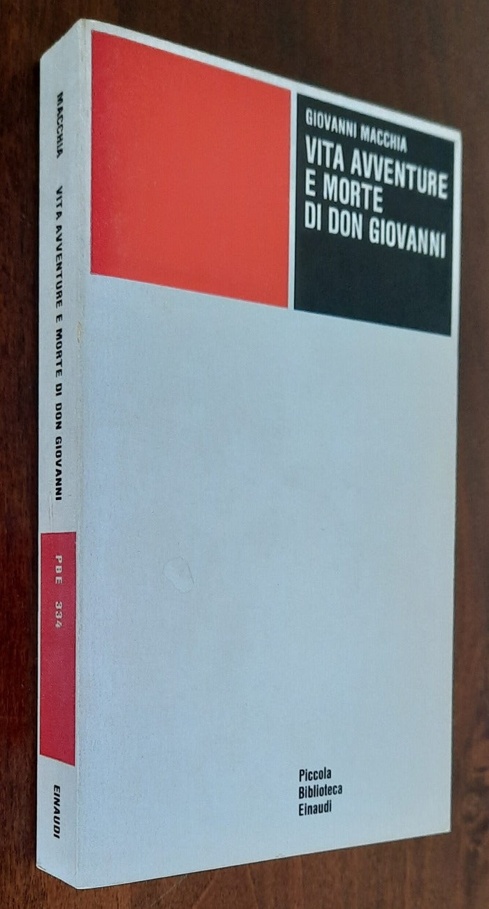 Vita avventure e morte di Don Giovanni - Einaudi - Libreria Biellese