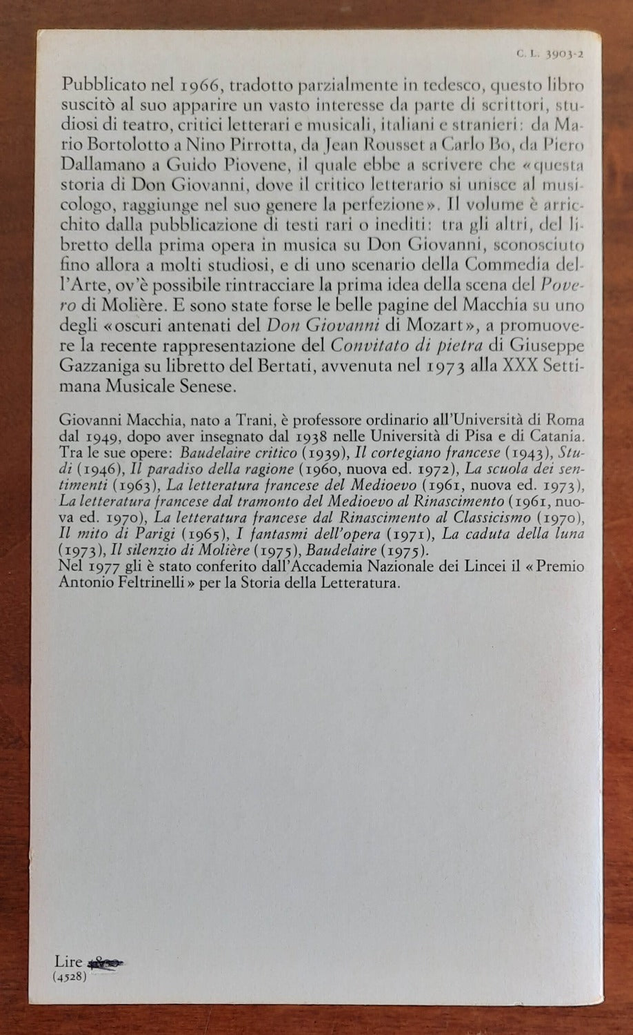 Vita avventure e morte di Don Giovanni - Einaudi - Libreria Biellese