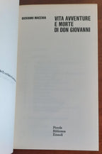 Vita avventure e morte di Don Giovanni - Einaudi - Libreria Biellese