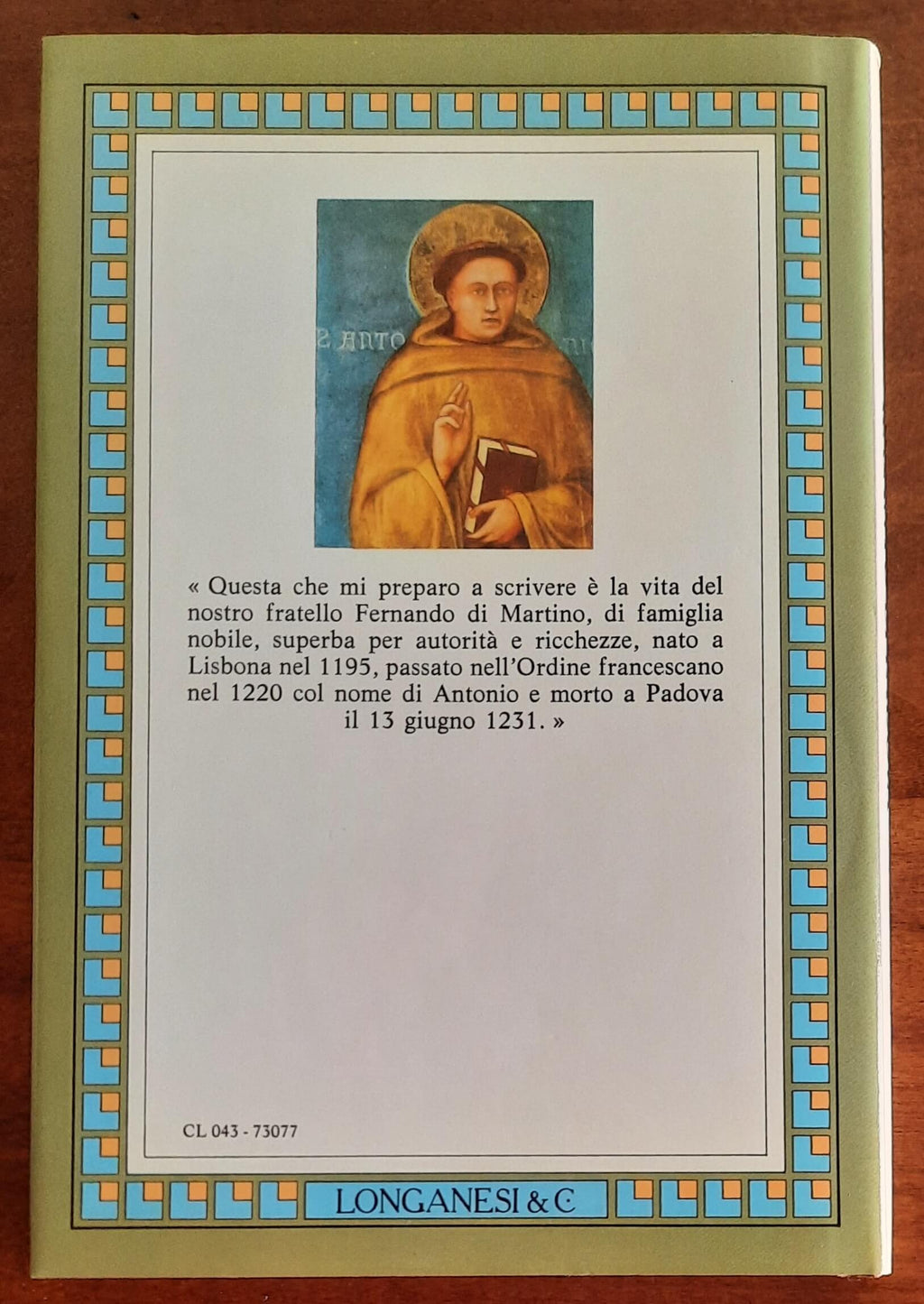Vita di Antonio il Santo di Padova - Longanesi