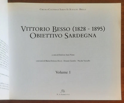 Vittorio Besso (1828-1895) - Obiettivo Sardegna - A Cura Di Battista Saiu Pinna