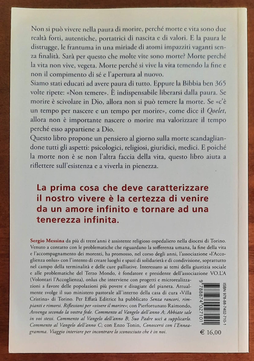 Vivere il morire - di Sergio Messina - Effata Editrice