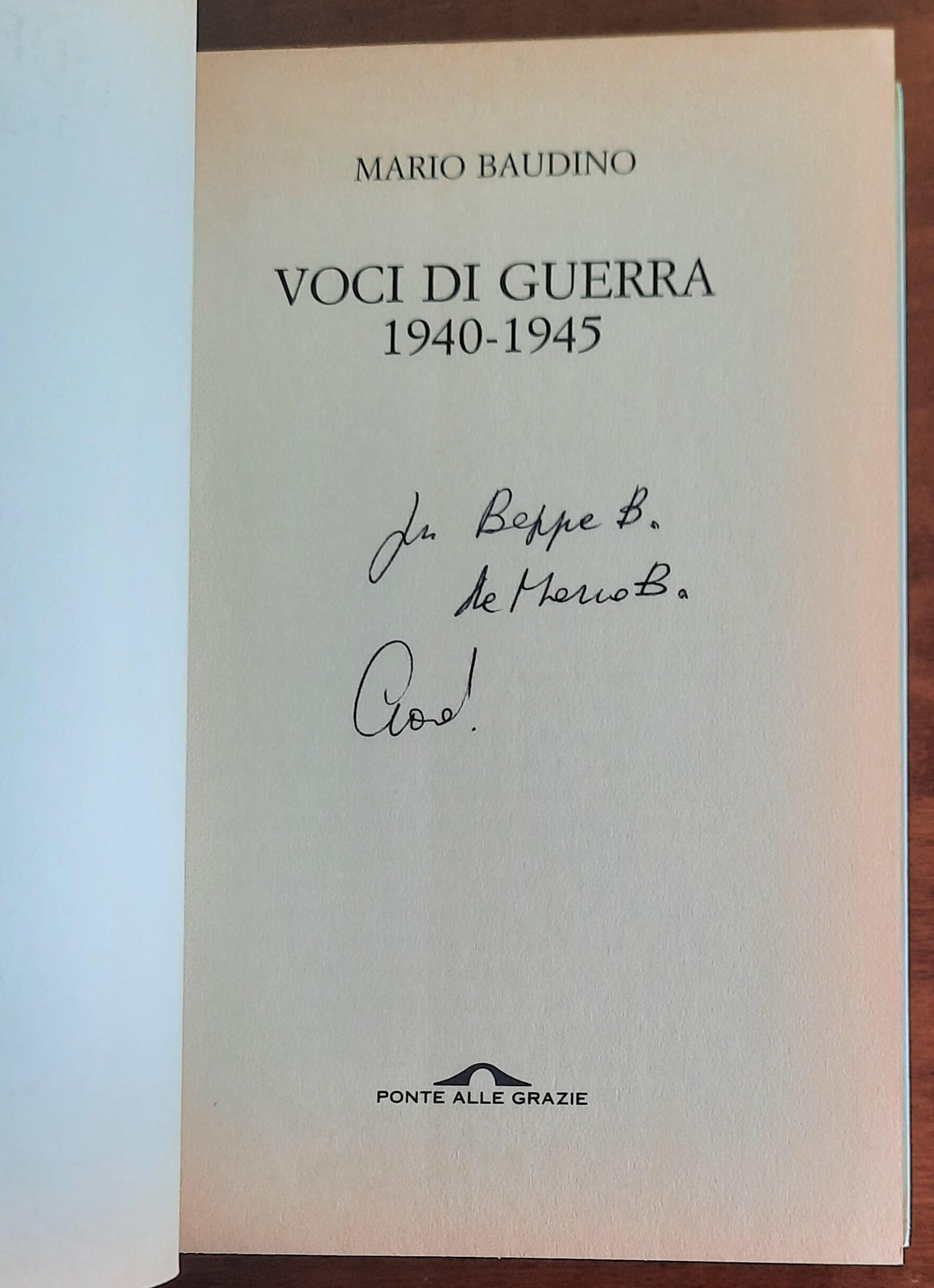 Voci di guerra. 1940-1945. Sette storie d’amore e di coraggio