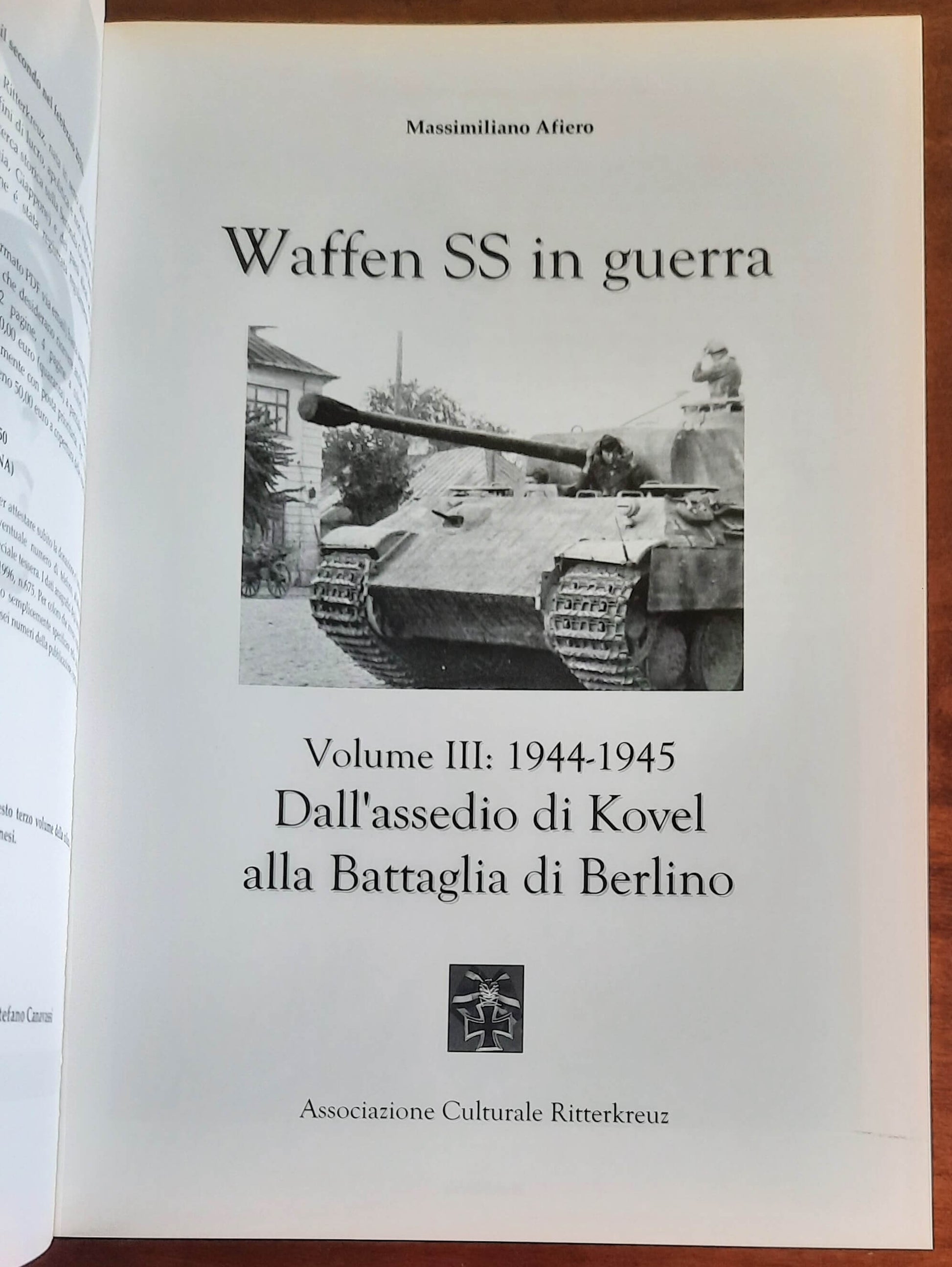 Waffen-SS in guerra volume 3 1944-1945 - Ritterkreuz