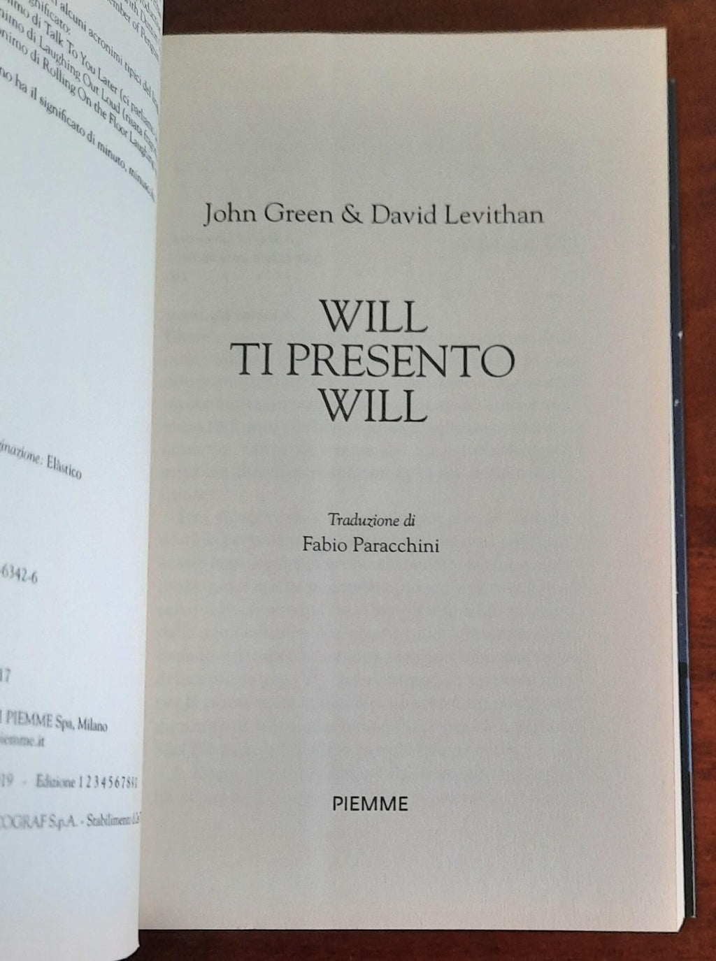 Will ti presento Will - Piemme