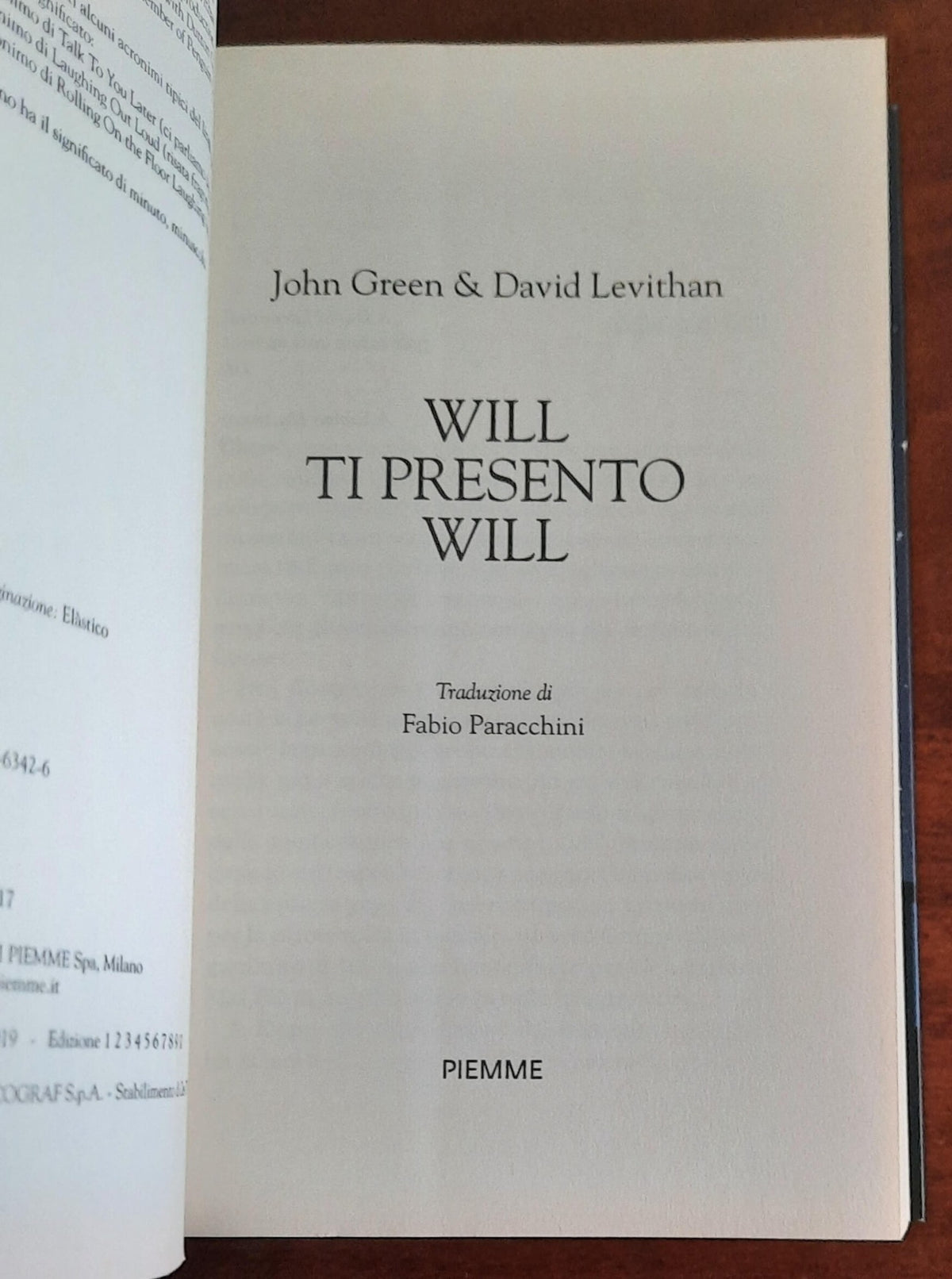 Will ti presento Will - Piemme