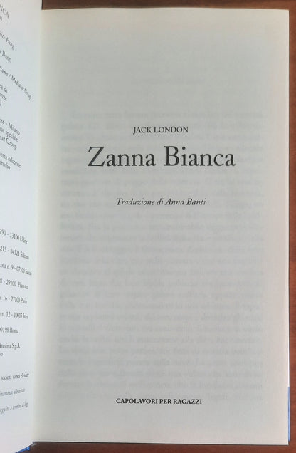 Zanna bianca - di Jack London - Capolavori per ragazzi