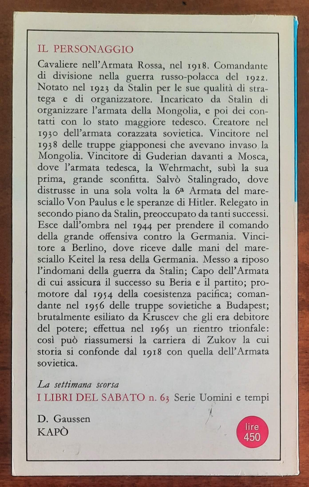 Zukov, il maresciallo d’acciaio - Gherardo Casini Editore