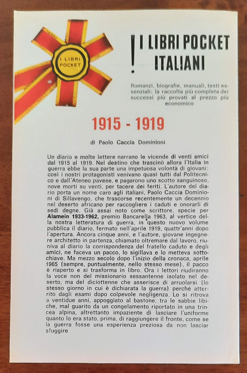 1915 - 1919 - Longanesi - 1970