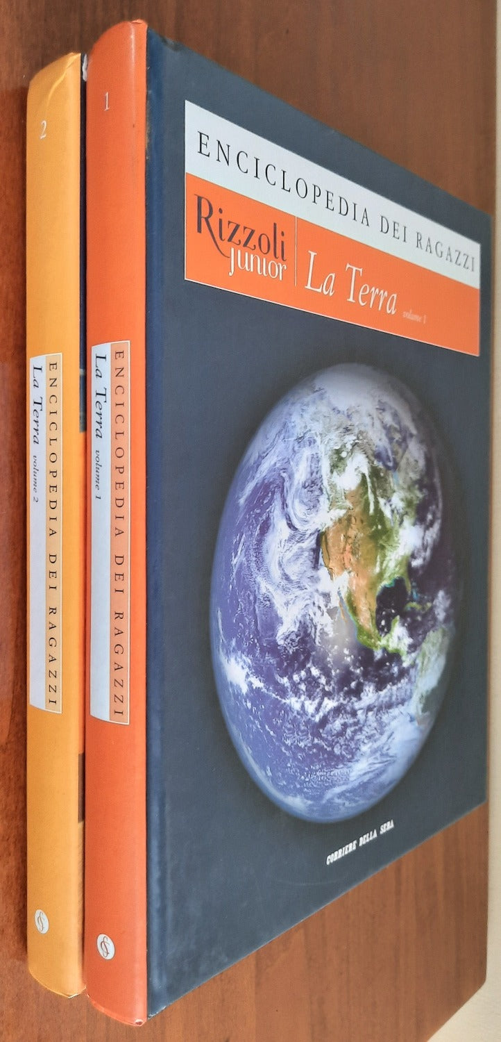 La terra - Enciclopedia dei ragazzi - 2 volumi - Libreria Biellese