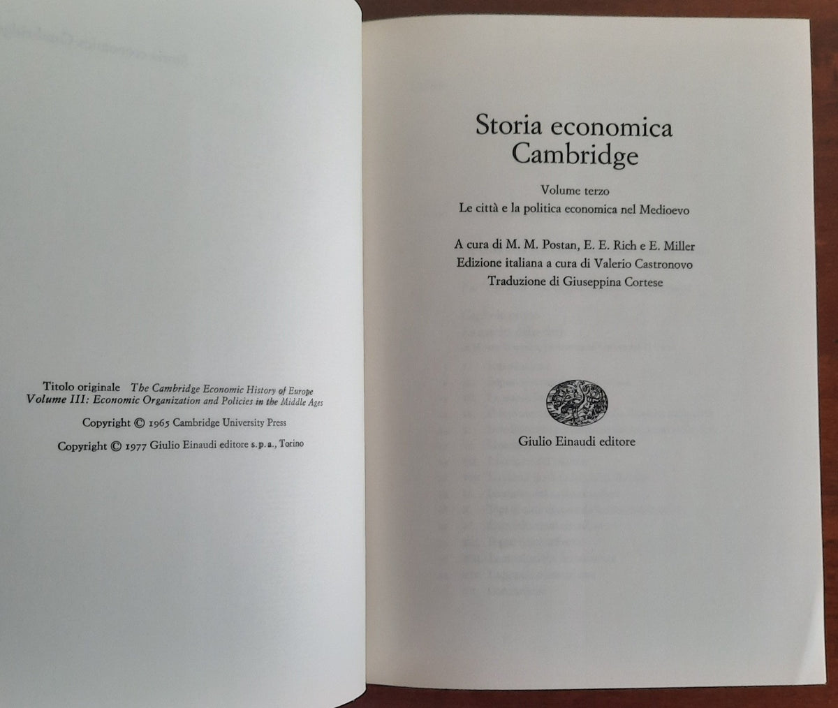 Le città e la politica economica nel medioevo - Libreria Biellese