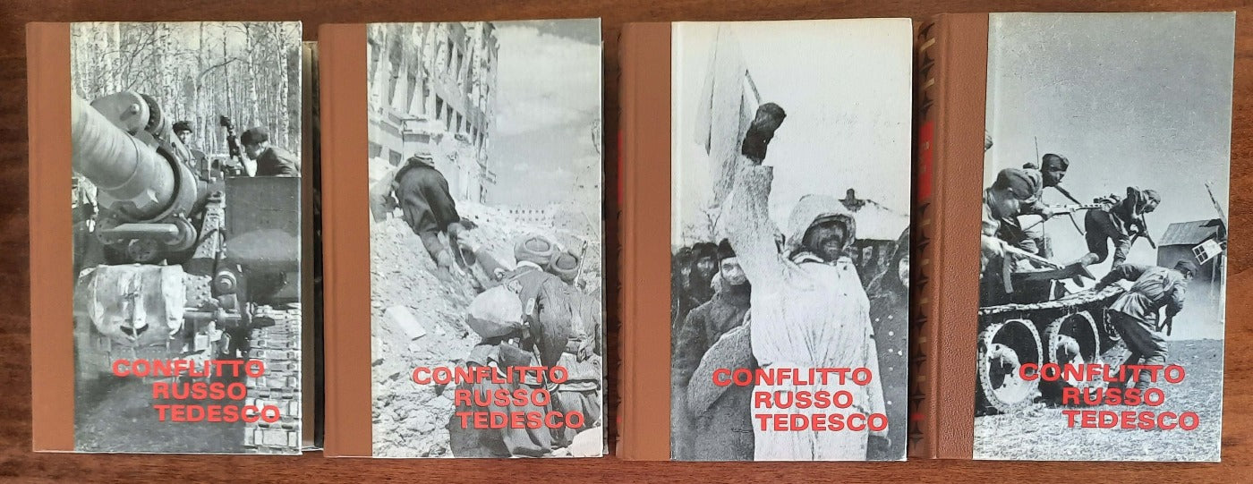 Il conflitto Russo Tedesco - 4 volumetti - Ed. Ferni - 1974