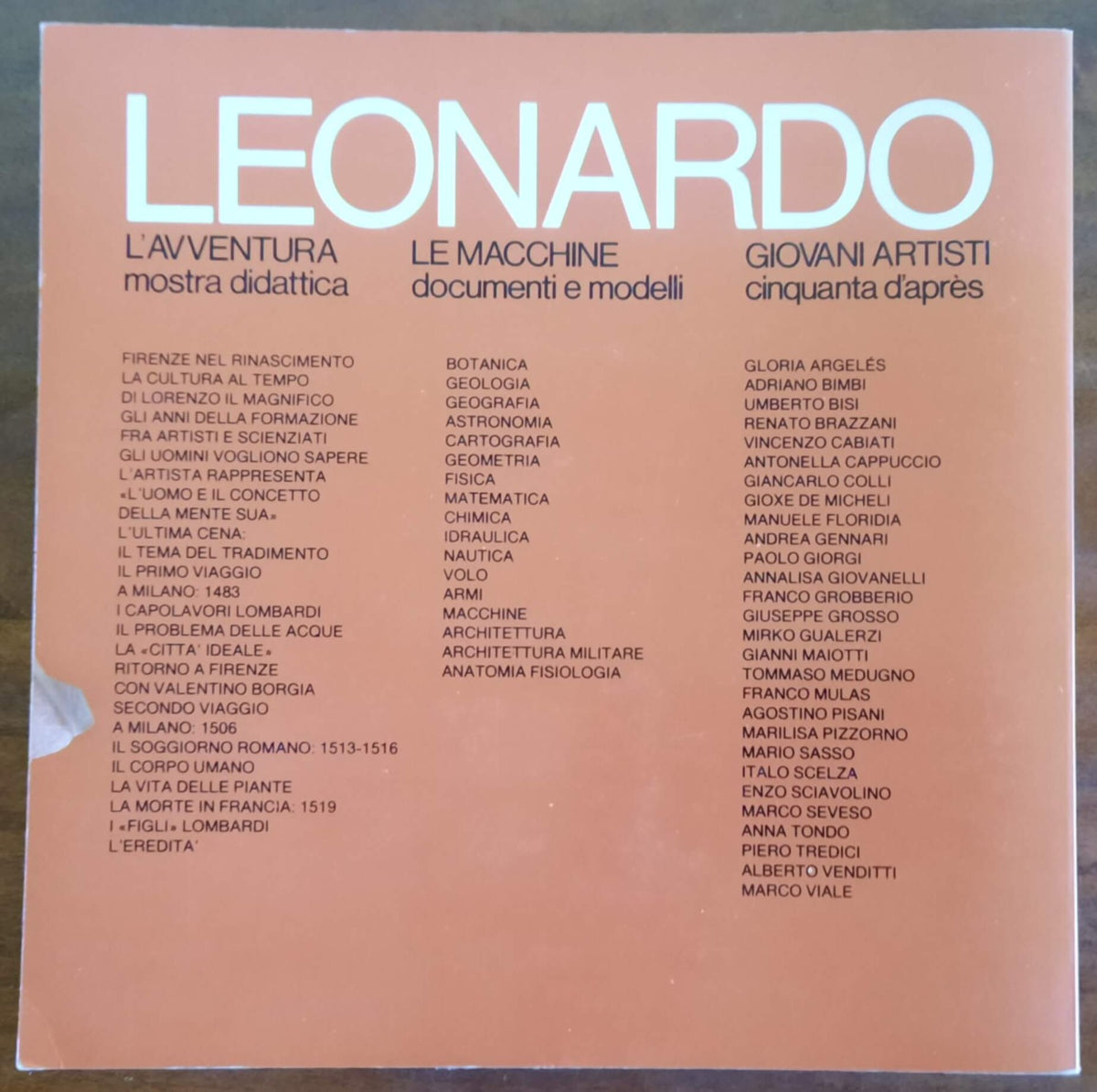 Leonardo. L’avventura mostra didattica. Le macchie documenti e modelli. - Libreria Biellese