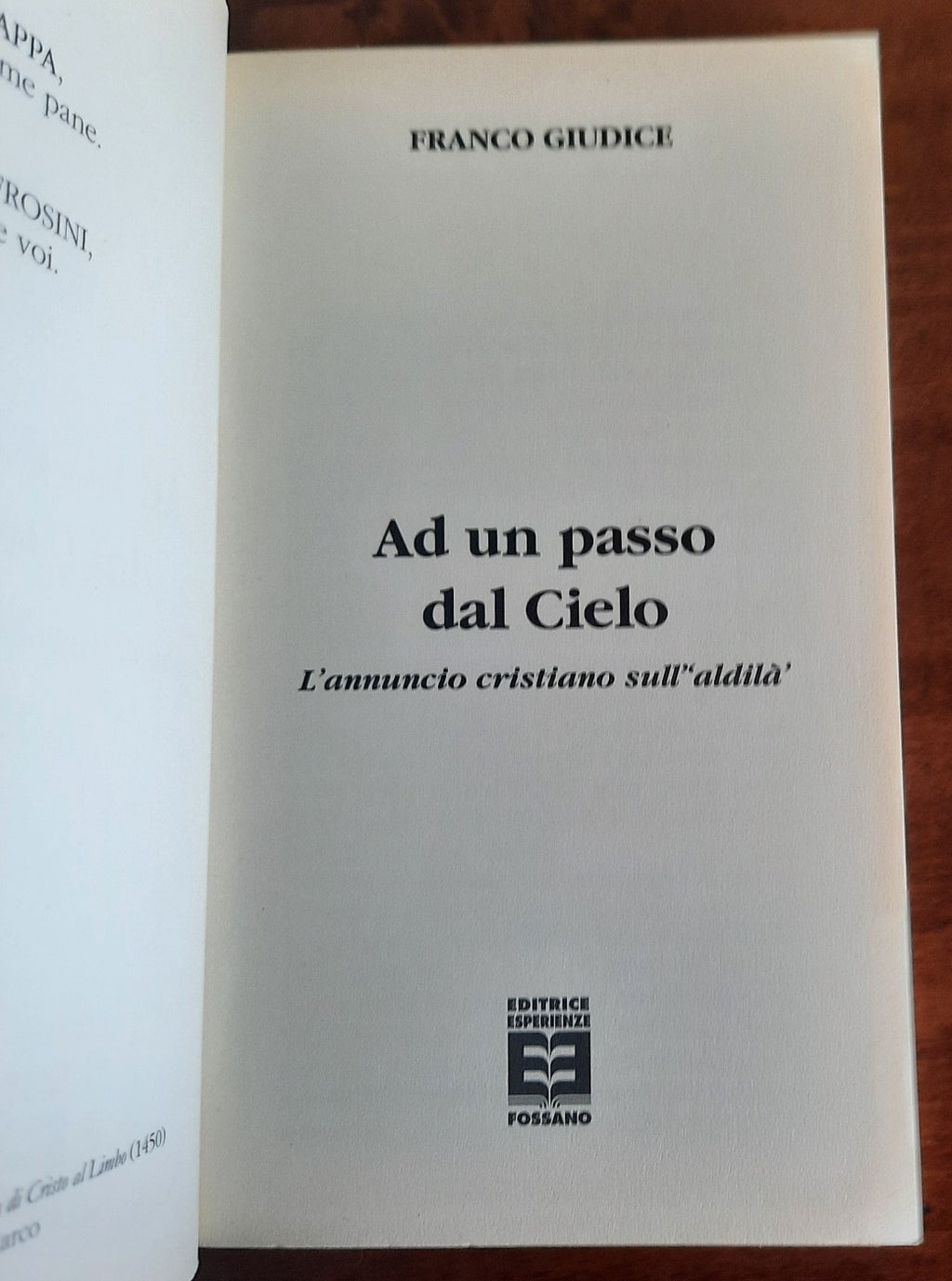 Ad un passo dal cielo - Libreria Biellese