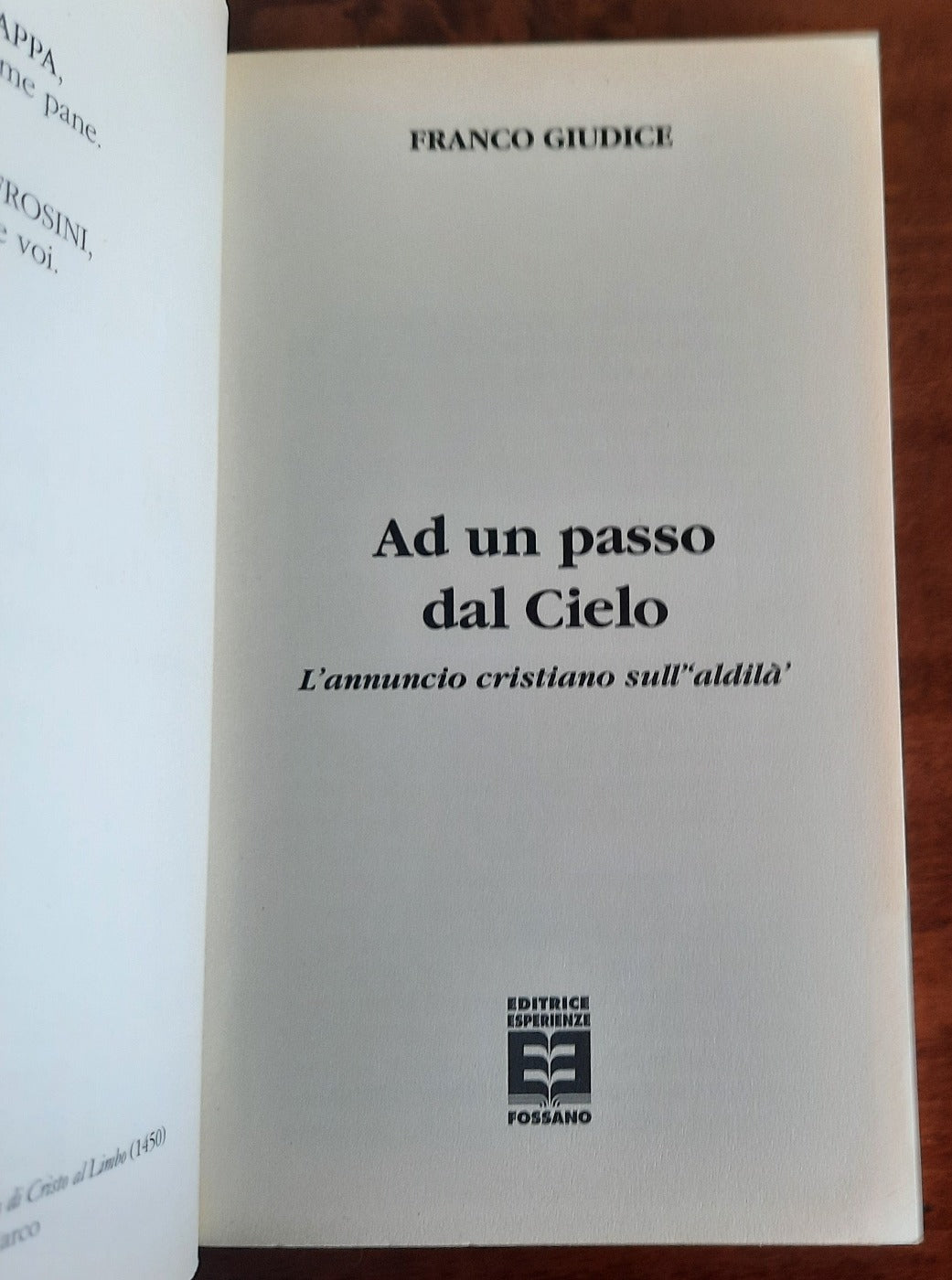 Ad un passo dal cielo - Libreria Biellese