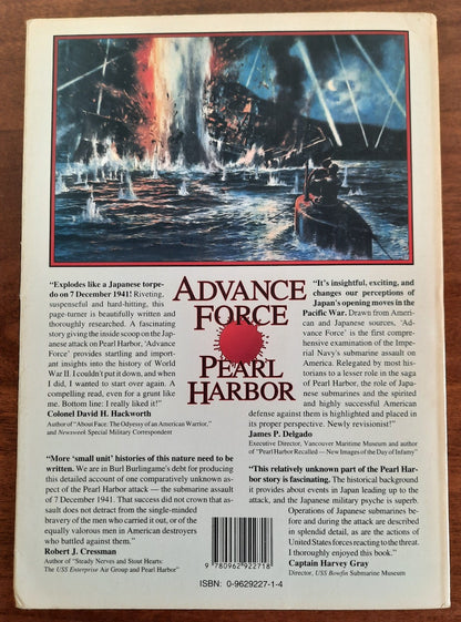 Advance Force Pearl Harbor: The Imperial Navy’s Underwater Assault on America